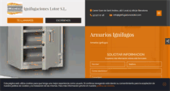 Desktop Screenshot of ignifugacionbarcelona.com